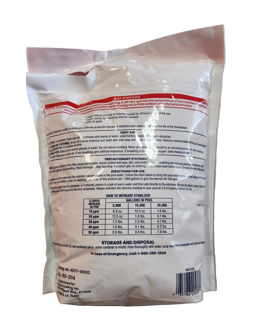REGAL POOL STABILIZER POUCH 4LBS