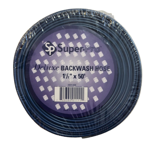 SUPERPRO 1-1/2"x50' DELUXE BACKWASH HOSE BLUE