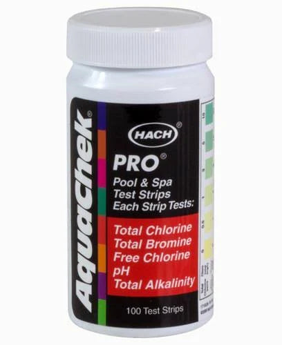 HACH AQUACHEK PRO 5 WAY TEST STRIPS 100CT