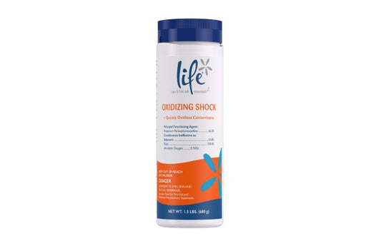 LIFE SPA & HOT TUB OXIDIZING SHOCK 1.5 LBS