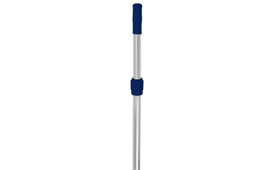 POOLSTYLE 8ft to 16ft RIBBED OUTER TELESCOPIC ALUMINUM POLE