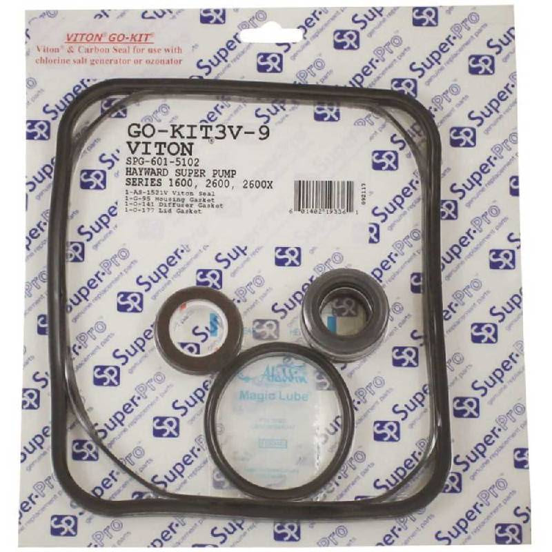 Super-Pro GO-KIT3V-9 Hayward Super Pump Viton Seal Kit SPG-601-5102